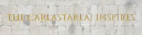 the carastala inspires logo on a stone wall