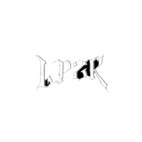 the word lpak on a black background