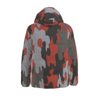 the men's camouflage hooded jacket