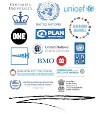 the logos of the united nations and other organizations
