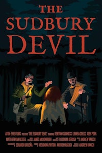 the poster for the suburban devil