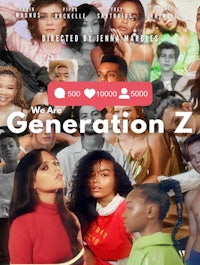 a collage of people with the words generation z
