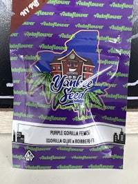 a packet of marijuana with a logo on it