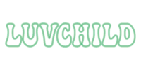 the word luvchild on a white background