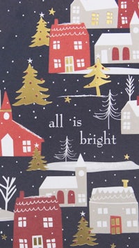 all is bright christmas card