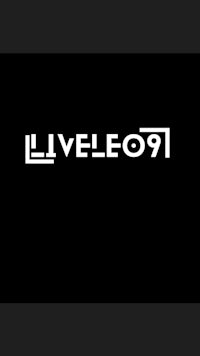a black background with the word liveleo9 on it