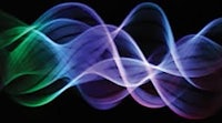 an image of a colorful wave on a black background