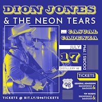 a poster for dian jones and the neon tears