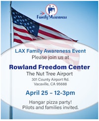 a flyer for a family awareness event at the roodland freedom center
