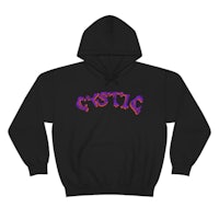 a black hoodie with the word mystic on it