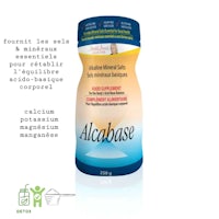 a bottle of alcabase with a label on it