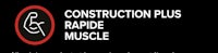 construction plus rapide muscle logo