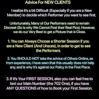 advice for new clients
