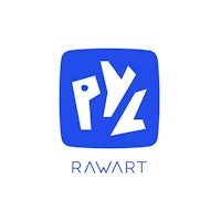 a logo for pyl rawart