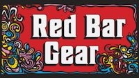 red bar gear logo on a black background