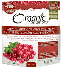 organic traditions daily probiotic cranberry supreme