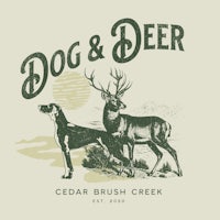 dog and deer cedar brush creek