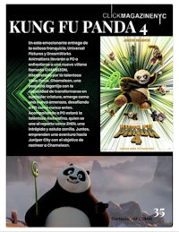 the cover of kung fu panda 4