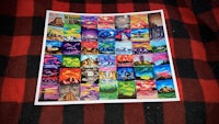 a poster with a variety of pictures on it