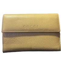 gucci wallet in yellow leather
