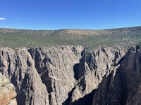 the black canyon of the gunnison in colorado
