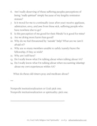 a worksheet with a question on it