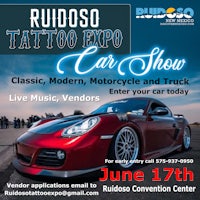 the flyer for the rudo tattoo expo show