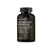 a bottle of arthrolead arthriad on a black background