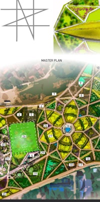 a master plan for a park in a city
