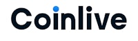 the coinlive logo on a white background