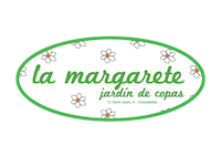 the logo for la margarete garden de copas