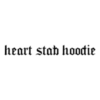 heart stab hoodie logo