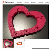 articulated heart for 3d print