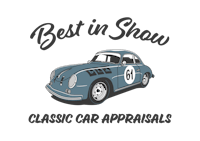 best in show classic car appraisals logo