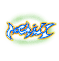 a blue and orange logo with the word juichi on it
