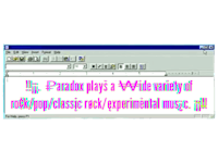a computer screen with the words pdodo plays a whole bunch of classic rock experimental music