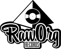 raworg records logo on a black background