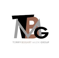 the logo for terry bogatz music group