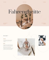 a website design for falgenheitte