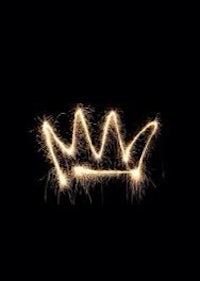 a sparkler with the word crown written on it