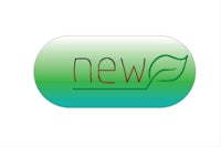 a green button with the word new on it