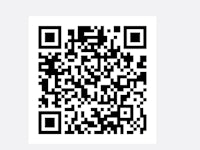 a black and white qr code on a white background