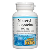 natural factors nacryl l cysteine 500mg