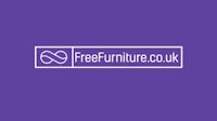 free furniture uk logo on a purple background