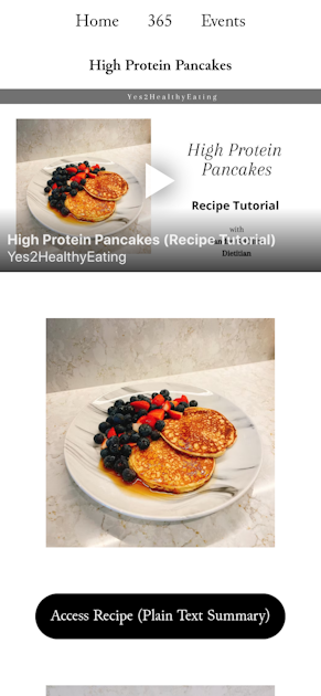 High Protein Pancakes