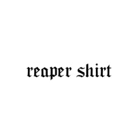 the word reaper shirt on a white background