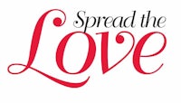 the word spread the love on a white background