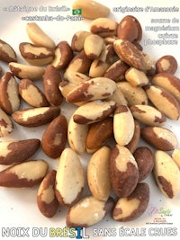 a plate of peanuts on a white plate