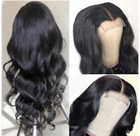 lace front wigs with long wavy hair