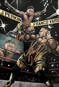 j perkins and francis vagabundo in the ring
